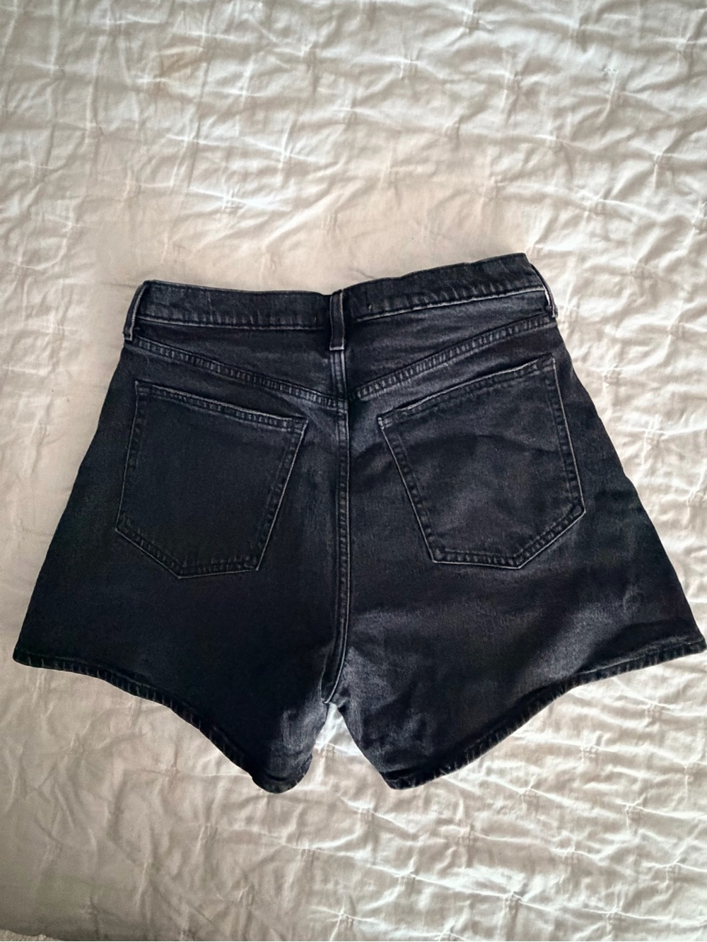 Abercrombie & Fitch The Dad Shorts High Rise Black Curve Love Curvy Fit Size 14 - Picture 2 of 6
